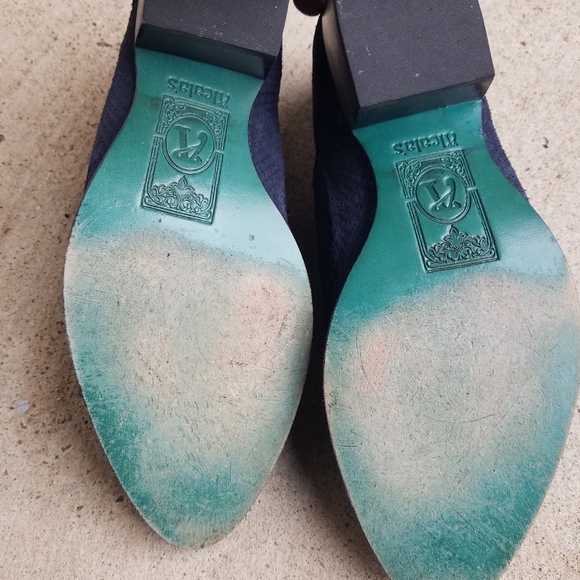 Chelsea Boots Navy Snake Size 10M - Picture 10 of 13